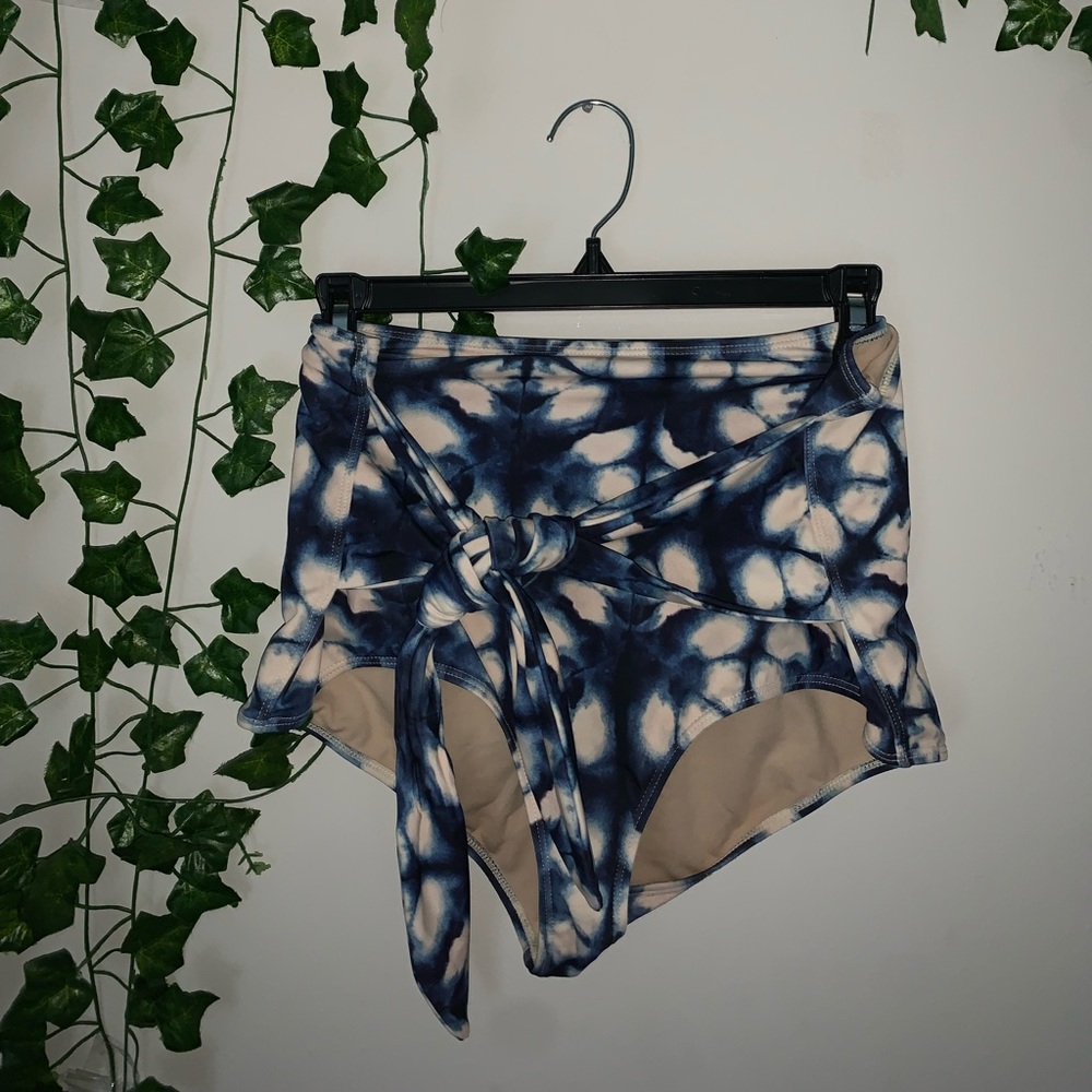 HIGH WAISTED TIE DYE KORTNI JEANE SWIM BOTTOMS